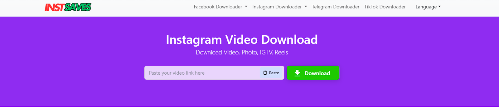 IG Downloader: Download Instagram Videso, Photos, IGTV, and Reels Online